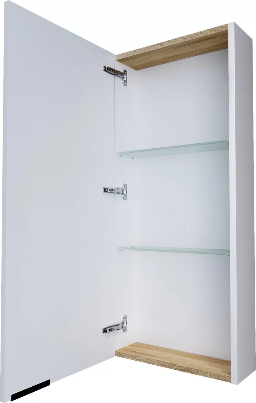 Шкаф навесной 1Marka Gaula 40П White L, 1 дверь, белый