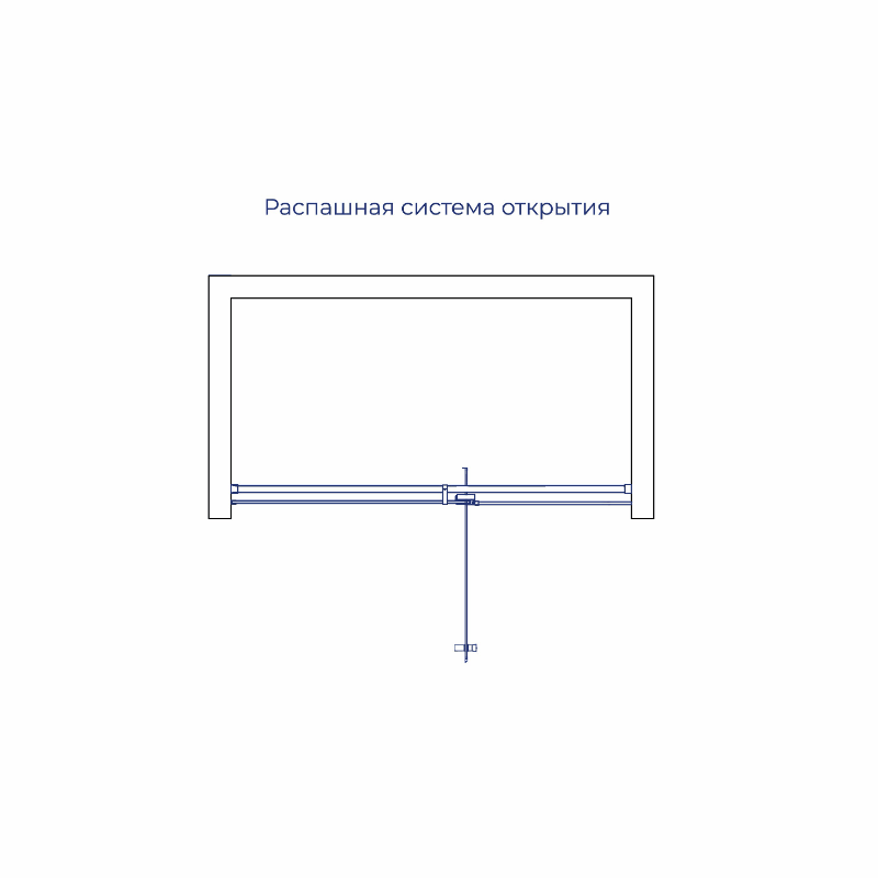 Душевая дверь RGW SV-001Gb 100 см Золото/Прозрачное от магазина Vanna-Vanna.ru!
