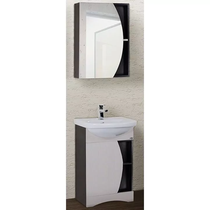 Мебель для ванной Onika Дуэт 52.01 комплект, напольный, белый