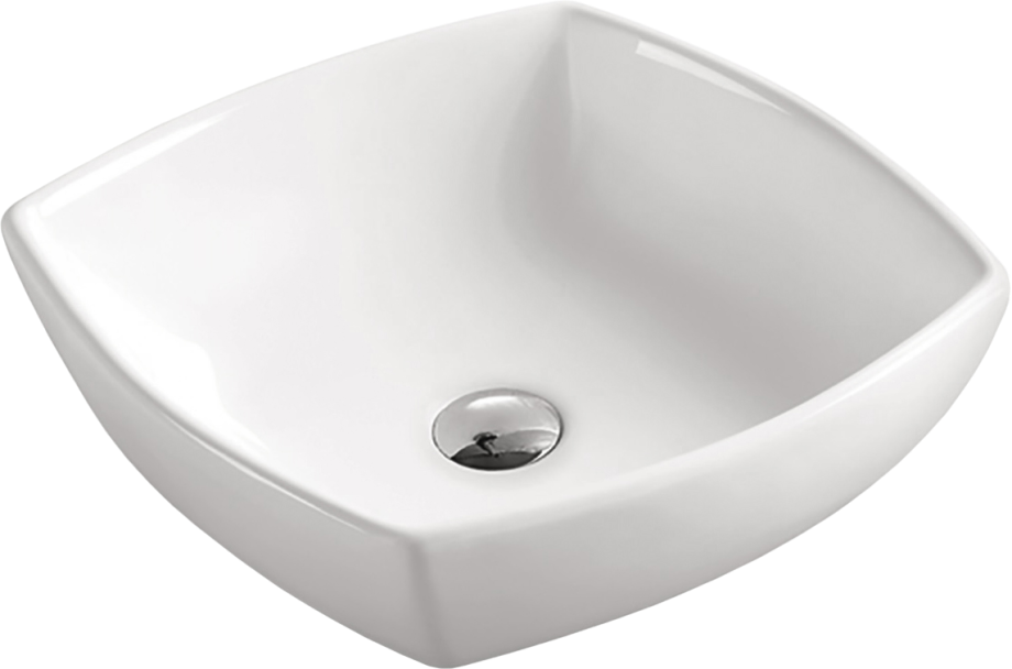 Раковина SantiLine SL-1044 накладная, белая