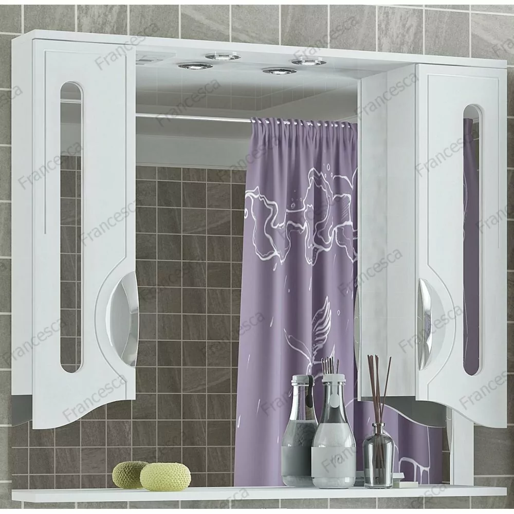 Мебель для ванной Francesca Инфинити 100 комплект, напольный, белый