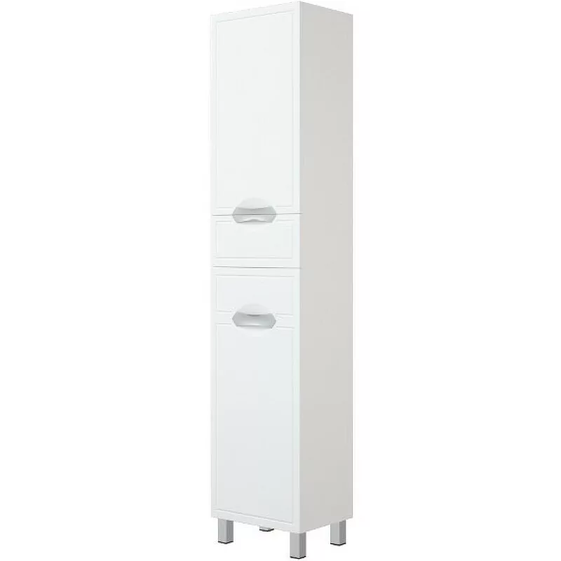 Пенал Corozo Монро 40 Z2 L/R с корзиной для белья, напольный, универсальный, белый