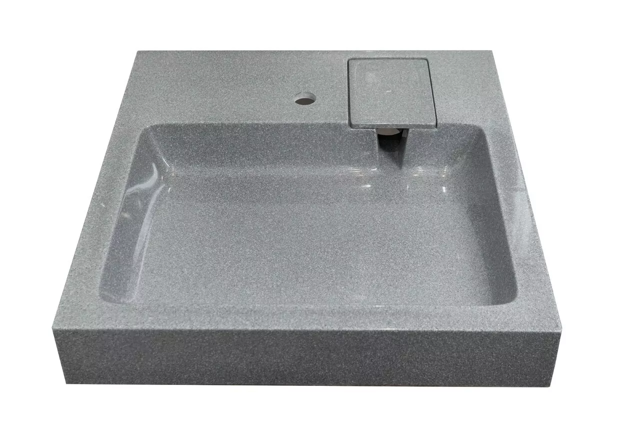 Раковина Stella Polar Солярис 60х60 серая от магазина Vanna-Vanna.ru!