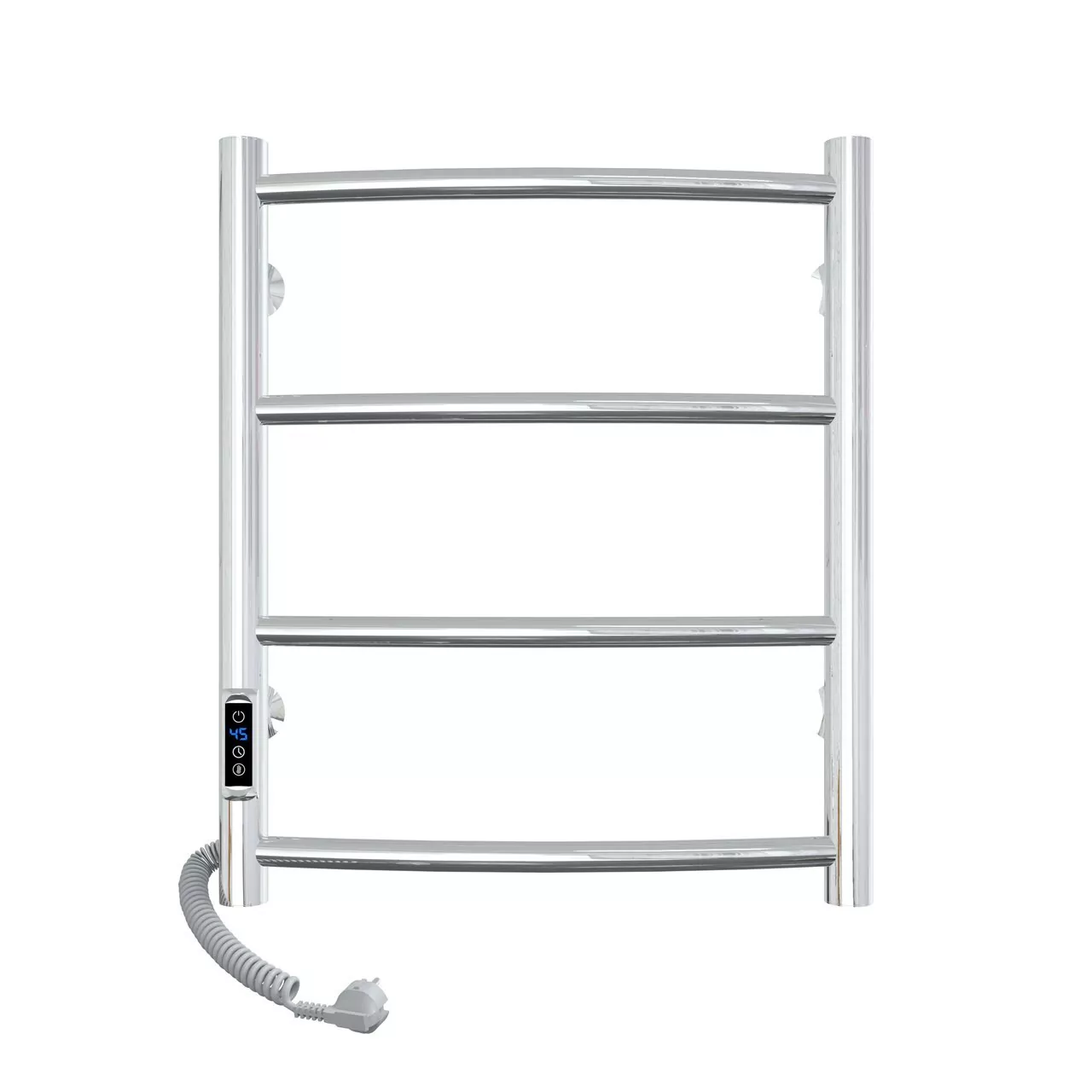 Полотенцесушитель электрический Laris Классик П4 400х500 с терморегулятором, левый, хром