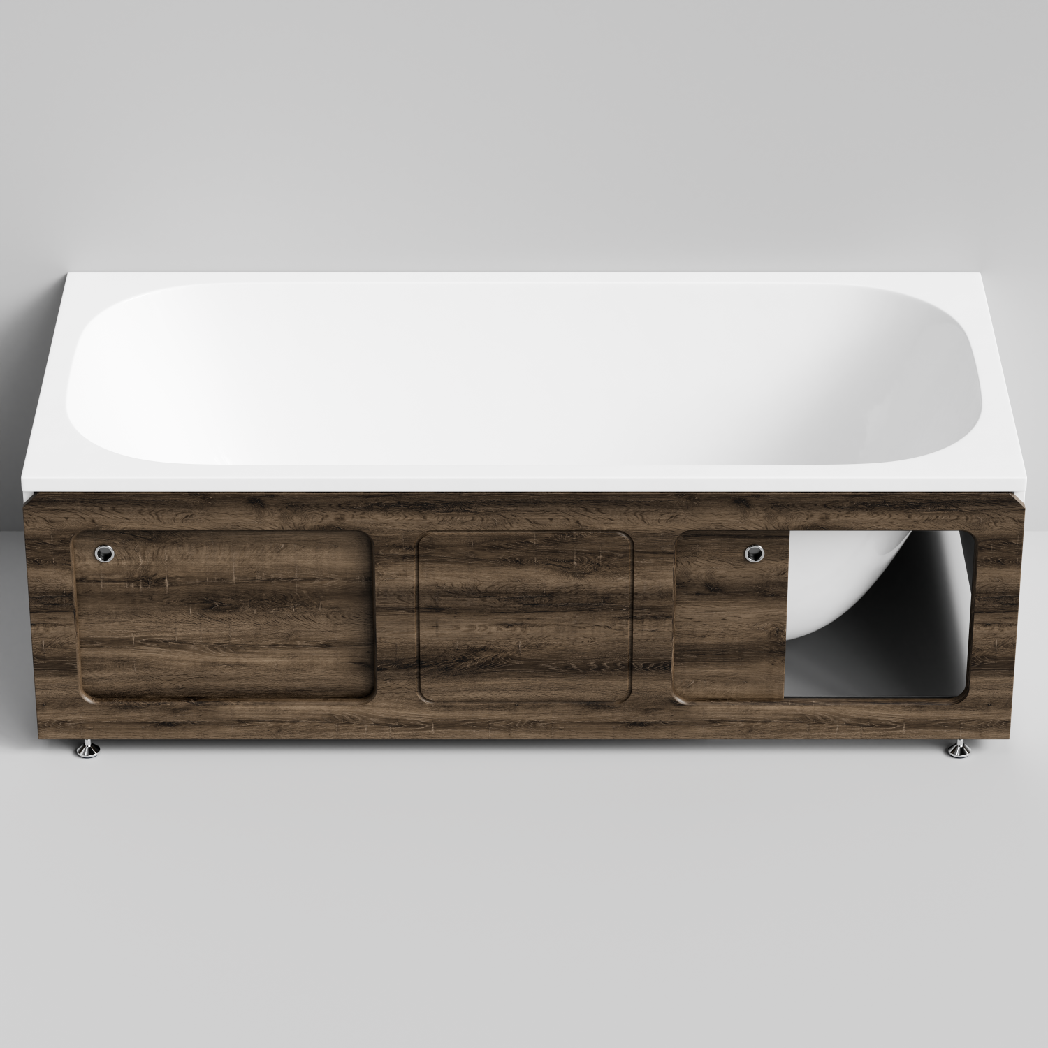 Экран под ванну Vod-ok Хит 180 раздвижной Дуб крымский коричневый