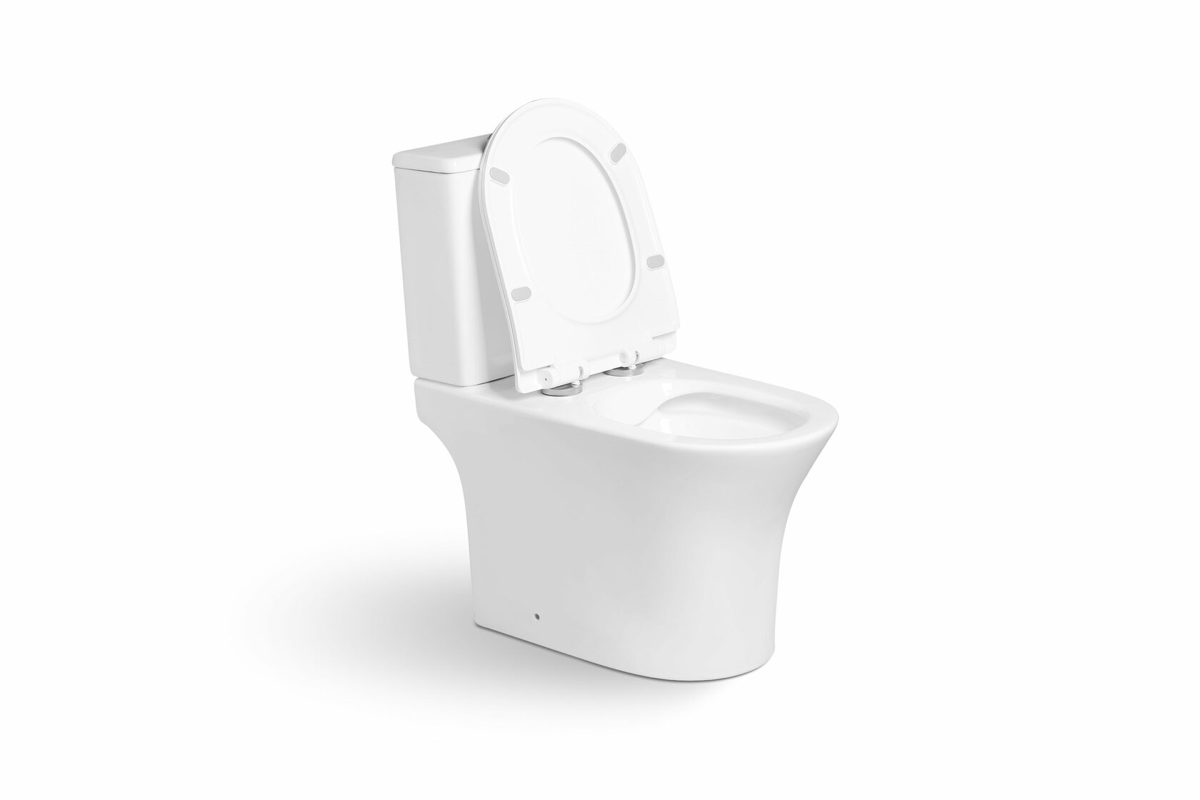 Унитаз SantiLine SL-5022 напольный, безободковый, белый