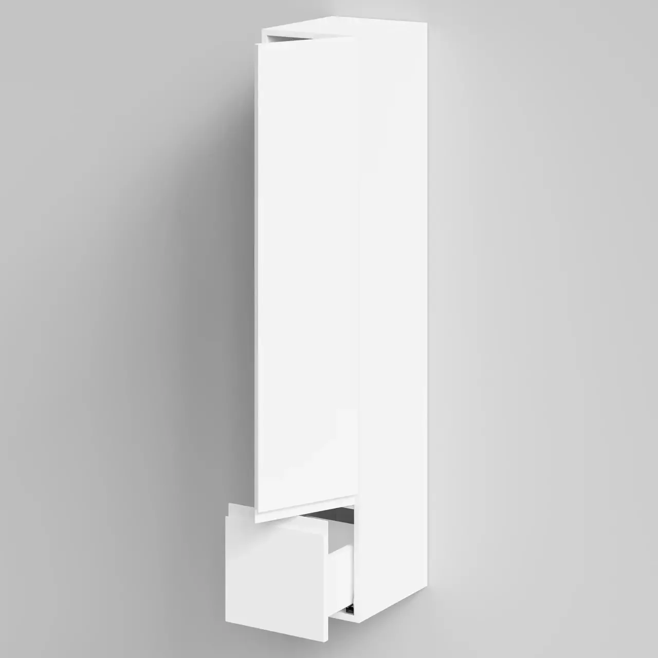 Пенал Vod-ok Салли 30 L/R подвесной, 1 дверь с ящиком, белый