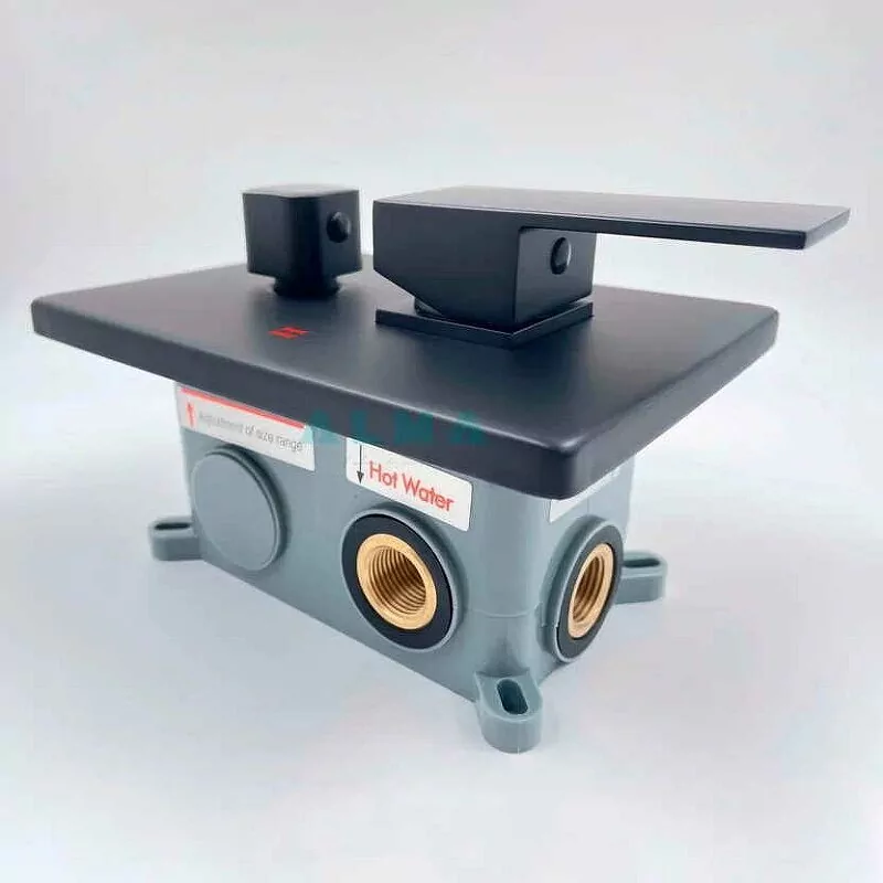 Душевой комплект ALMAes Teivaz TVZ-1805 черный матовый