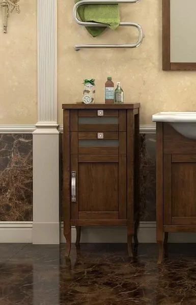 Тумба-комод Opadiris Мираж 44 R, светлый орех