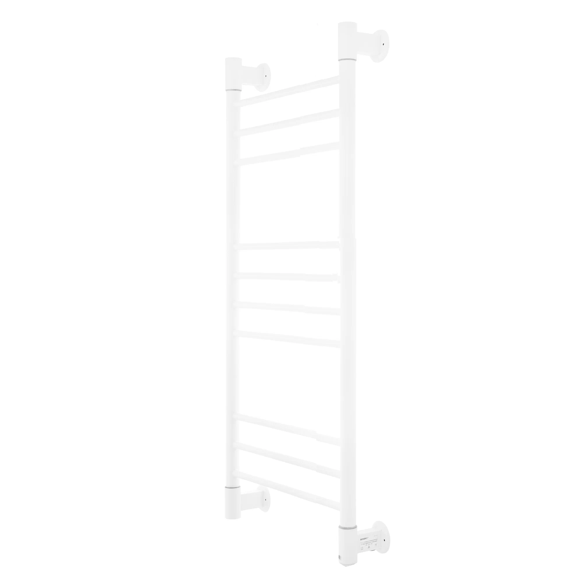 Полотенцесушитель электрический Energy Ergo2 P 1050x500 белый матовый, лесенка прямая, скрытое/наружное подключение