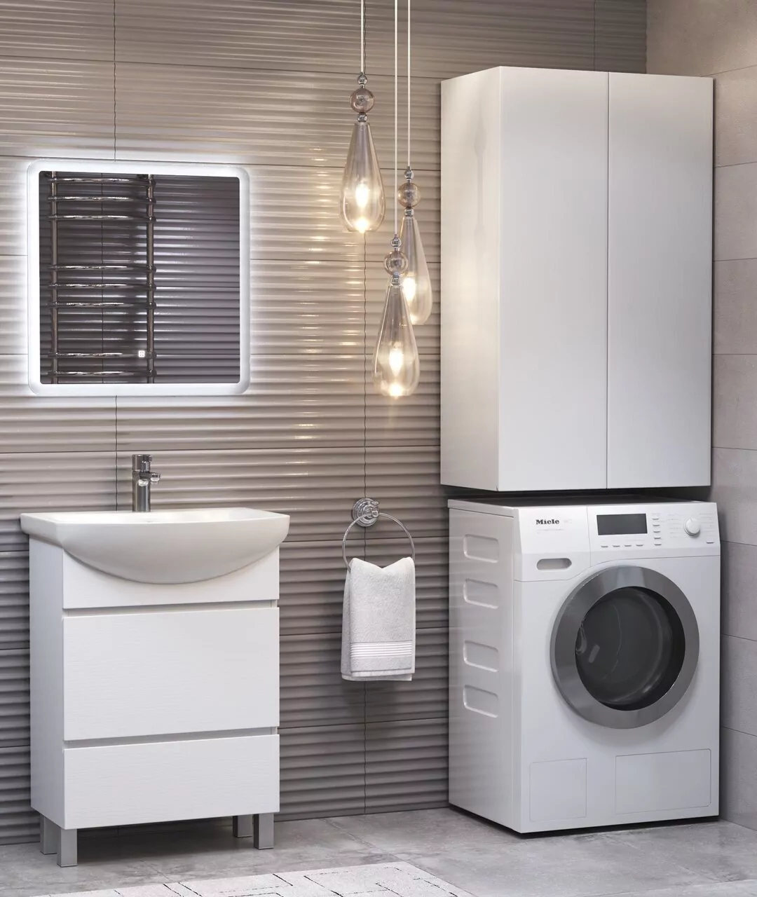 Шкаф навесной Vigo Wing 64 белый