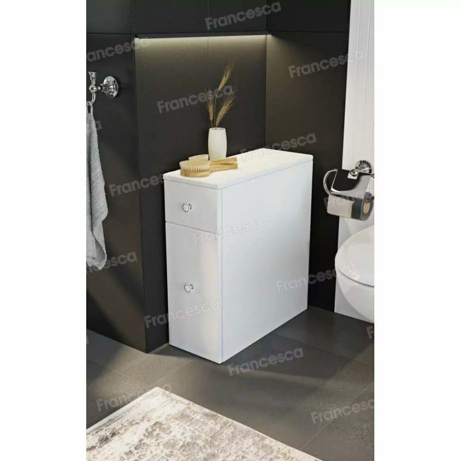 Тумба-комод в туалет Francesca Аврора 21 белая