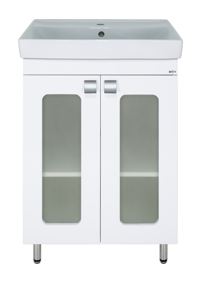 Тумба с раковиной Misty Урал 60 белый