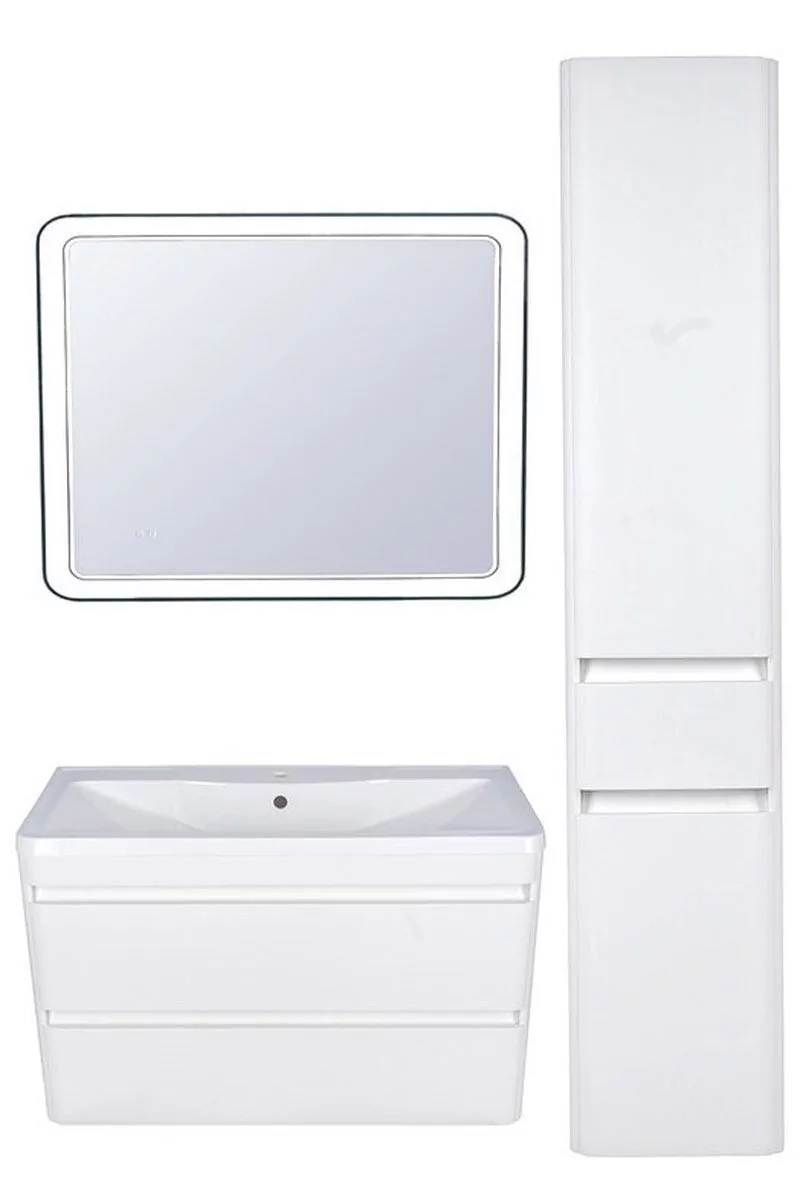 Зеркало Style Line Атлантика 90 сенсорное, свет, часы