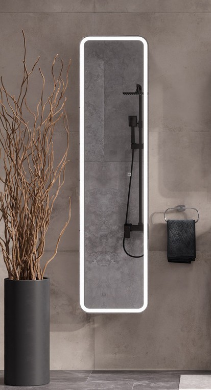 Пенал EQUIL Eltoro LED 40 подвесной черный софт, L