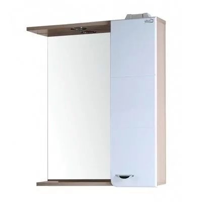 Зеркало со шкафчиком Onika Стиль 58.01 R свет, белый