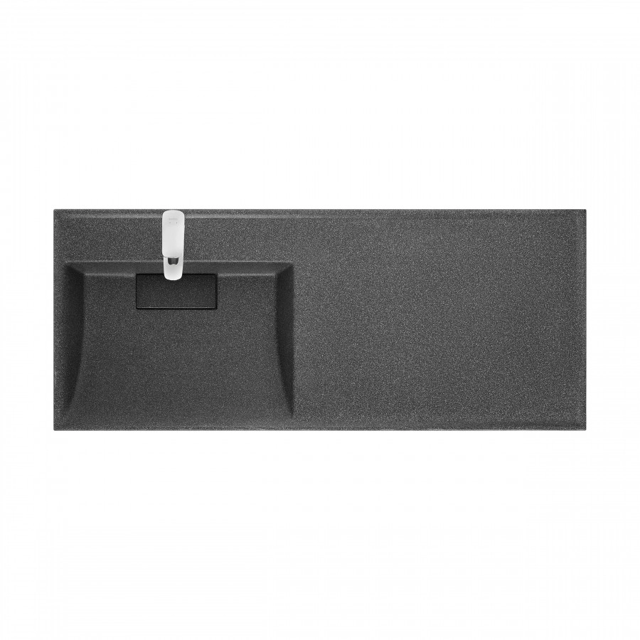 Раковина Aquaton Лондри 120 левая, графит