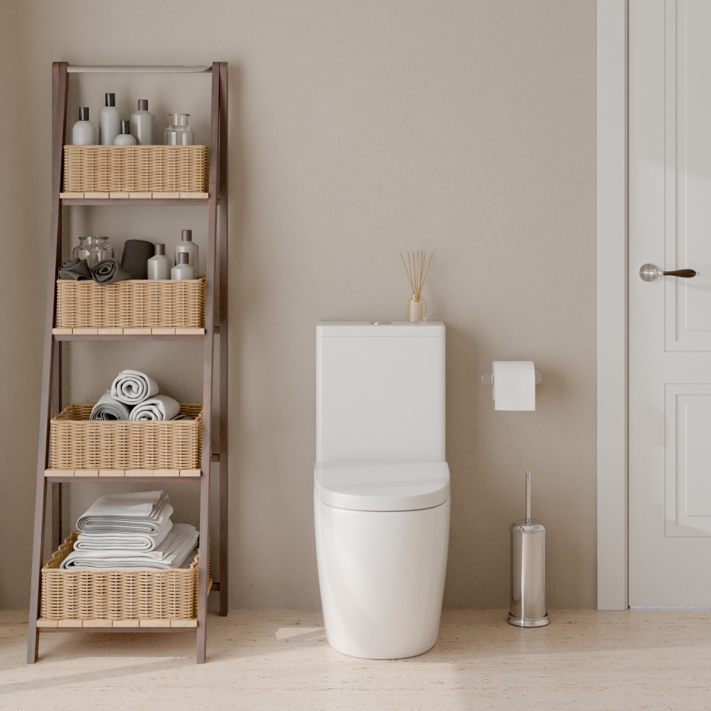 Унитаз Iberica Blanca Bilbao Alto IB.BLM.124.1B1 напольный, безободковый, Tornado, белый