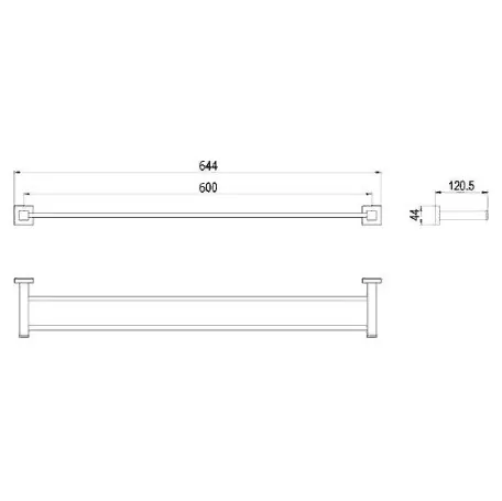 Полотенцедержатель Timo 10056/00 хром