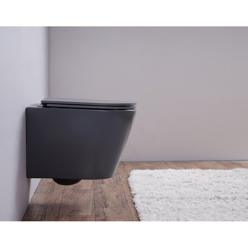 Унитаз подвесной Esbano CLAVEL (Matt Grey) 480x360x355 от магазина Vanna-Vanna.ru!