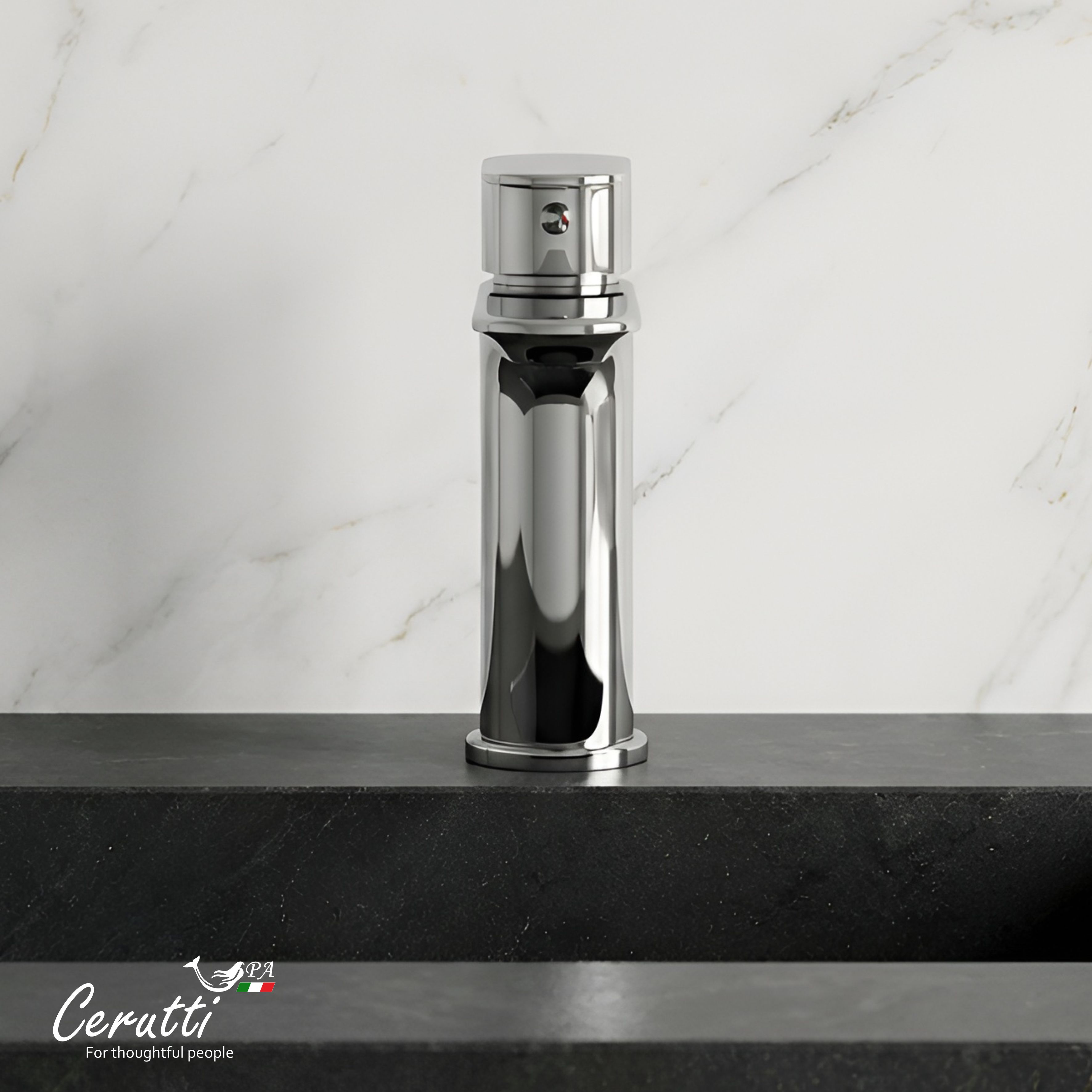 Смеситель для раковины Ceruttispa Орацио (ORAZIO) из латуни, цвет хром