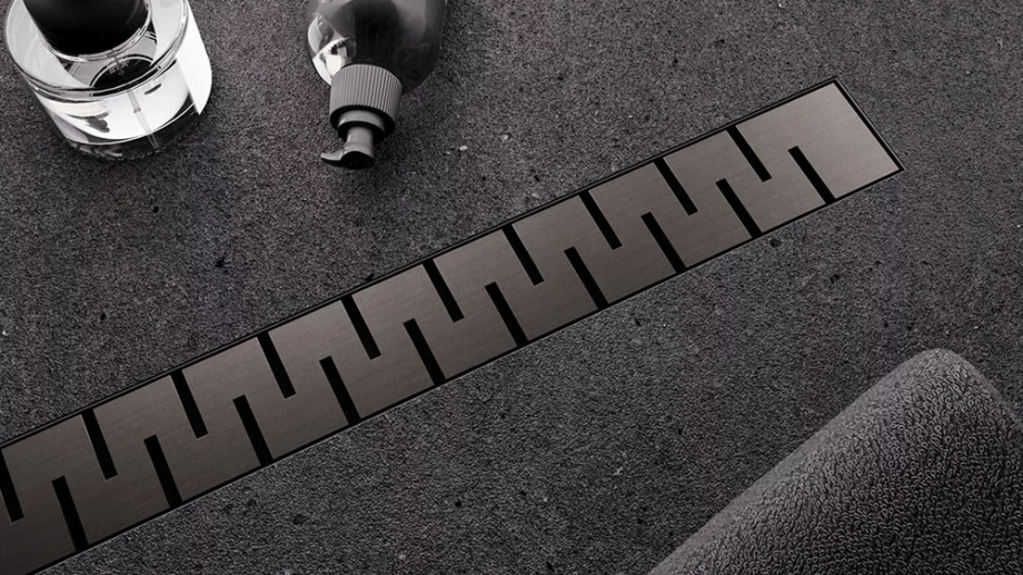 Душевой лоток Veconi Stesso Line Graphite  600