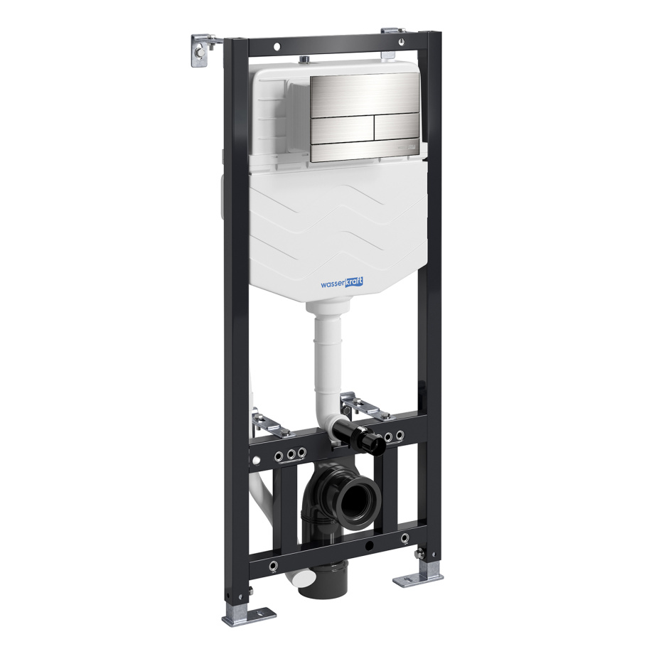 Инсталляция WasserKraft Aller 10TLT.010.ME.BN04 для подвесного унитаза, с кнопкой