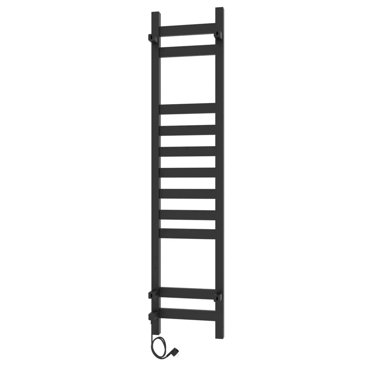 Полотенцесушитель электрический Laris Флавиа ЧКЧ П11 200х1000 правый, черный матовый муар