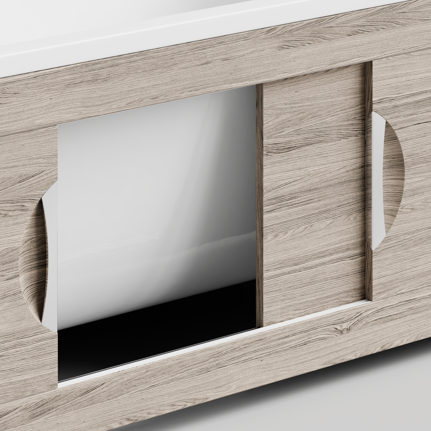 Экран под ванну Vod-ok Топ 170 раздвижной Дубослив ореховый светлый