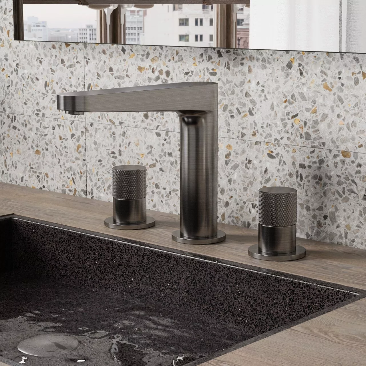 Смеситель для раковины WasserKraft Tauber 6435 никель