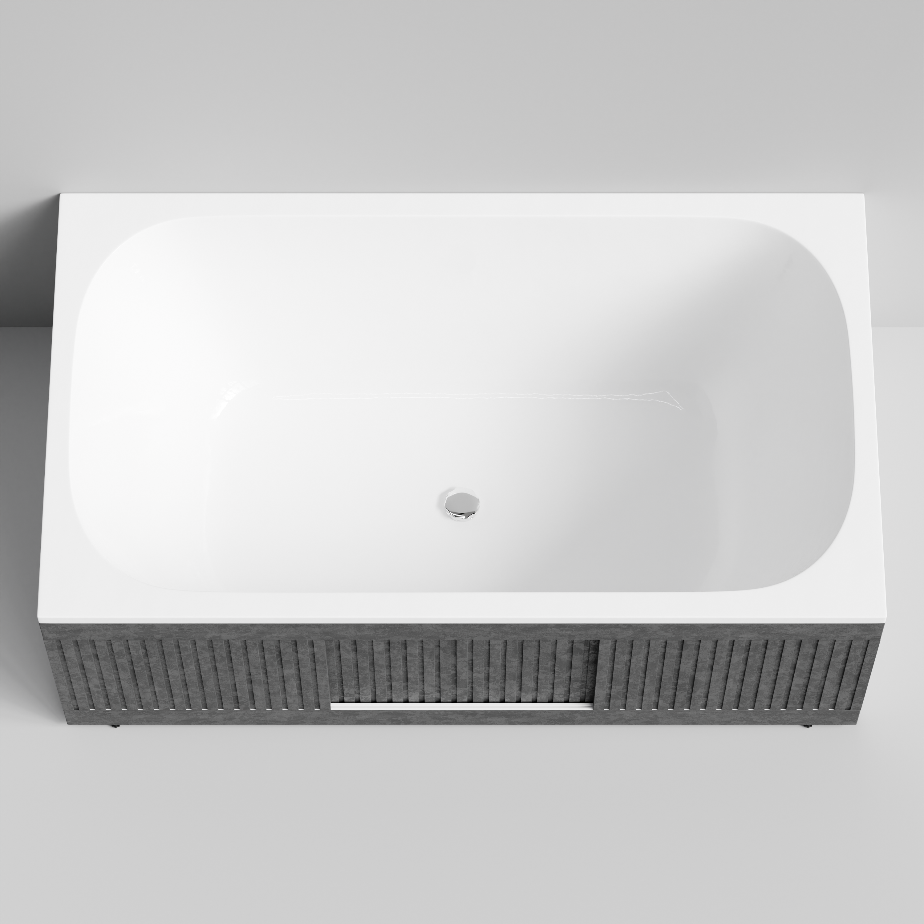 Экран под ванну Vod-ok Тач 150 раздвижной Серый камень