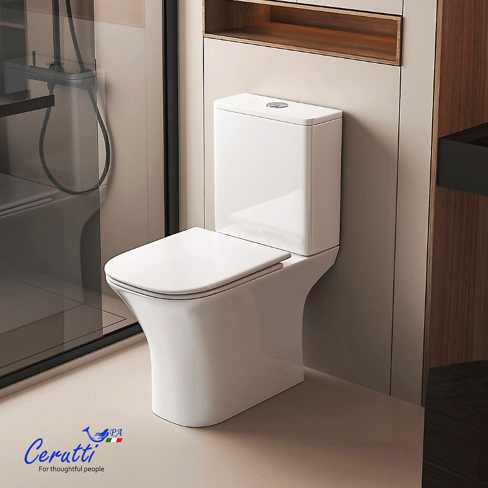 Унитаз напольный Ceruttispa VETTORE Tornado CT11134 безободковый