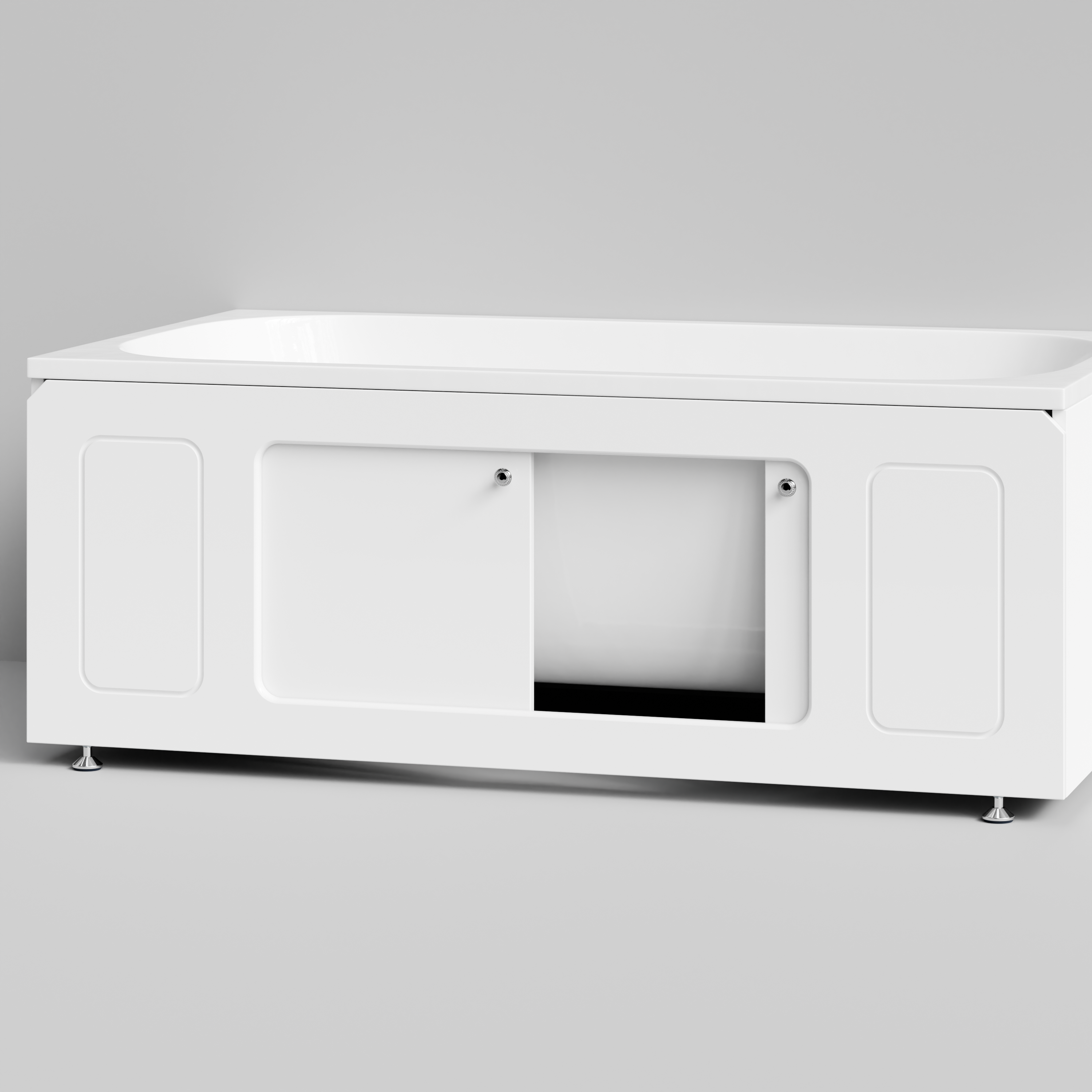 Экран под ванну Vod-ok Лидер 150 раздвижной белый + 15 цветов