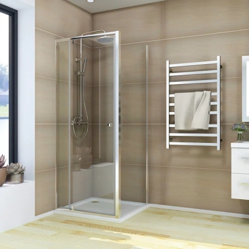 Душевой угол Veconi Rovigo RV-026, 800х700х1950, хром, стекло прозрачное от магазина Vanna-Vanna.ru!