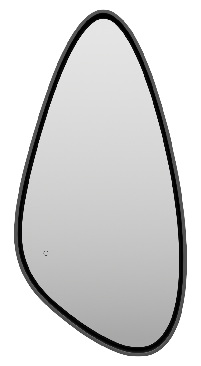 Зеркало Brevita Venus 600x1200 черный