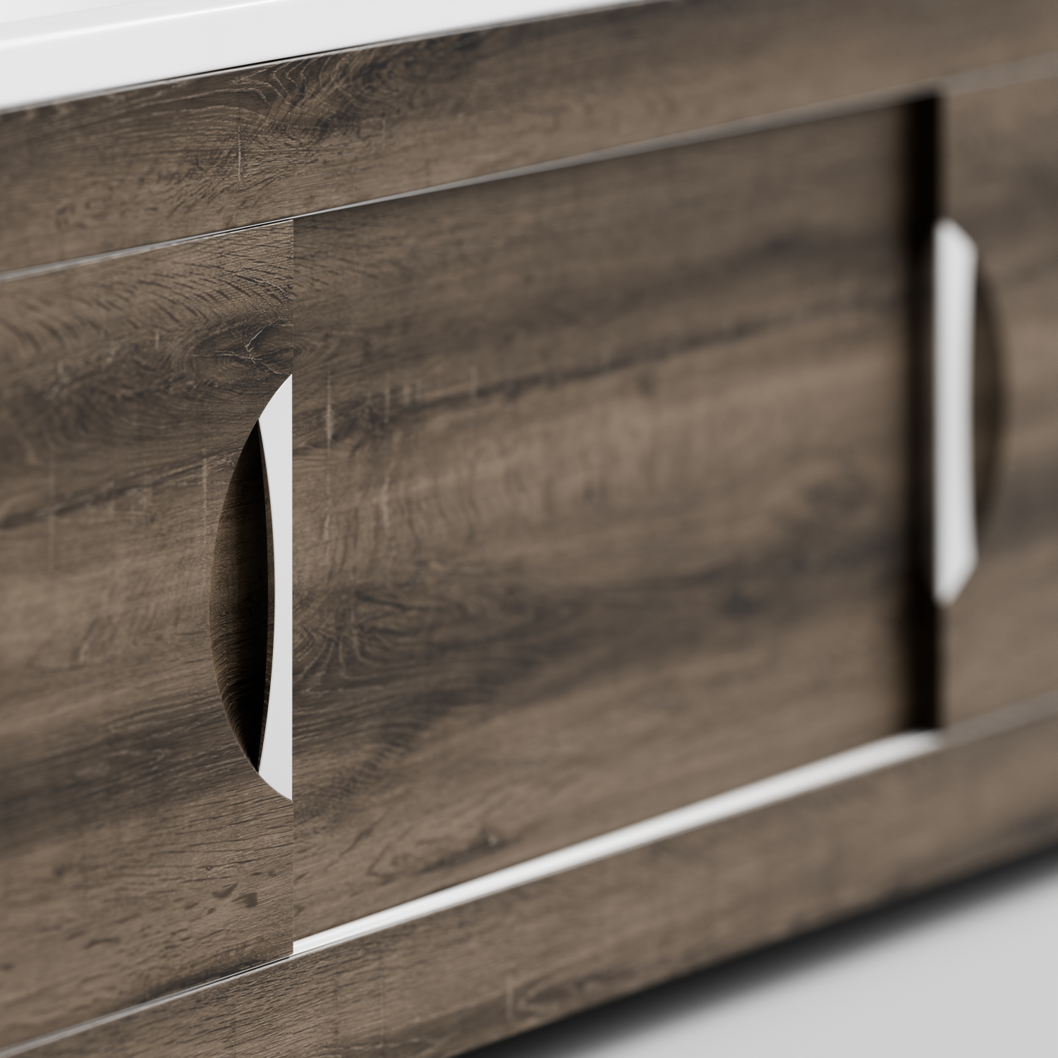 Экран под ванну Vod-ok Топ 170 раздвижной Дуб крымский коричневый