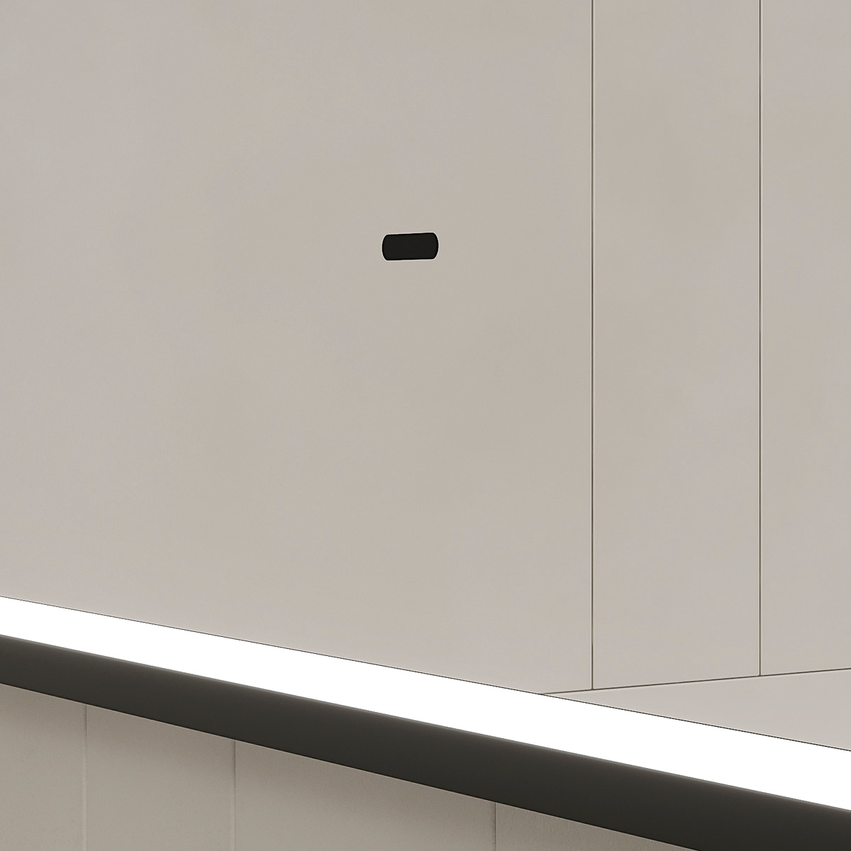 Зеркало EQUIL Lago LED 80 с подсветкой, черный