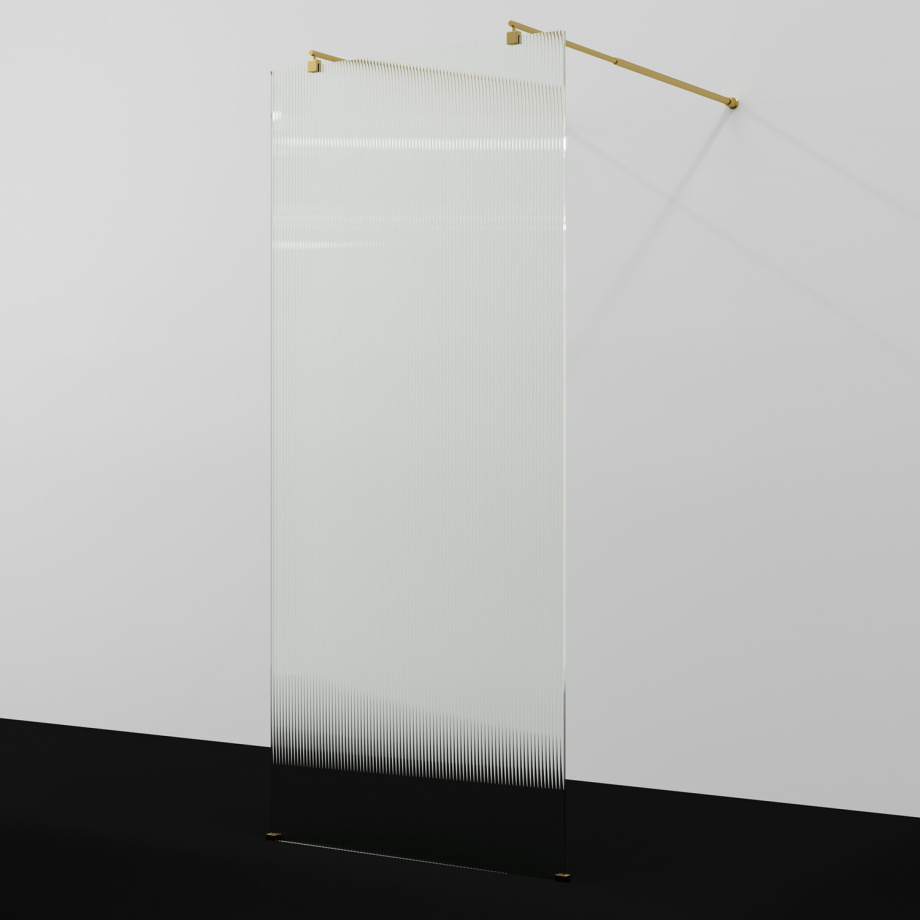 Душевая перегородка WasserKRAFT Vechte 60W46PG-FL глянцевое золото