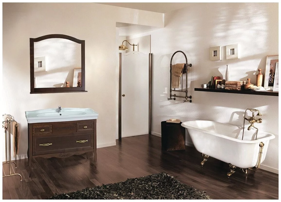 Зеркало ASB Woodline Модерн 105 Антикварный орех