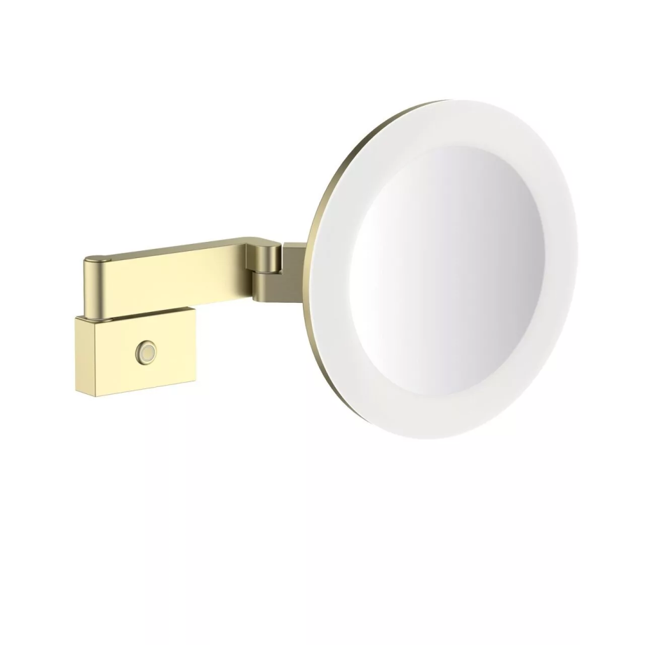 Зеркало косметическое Timo Petruma 15276/17 матовое золото