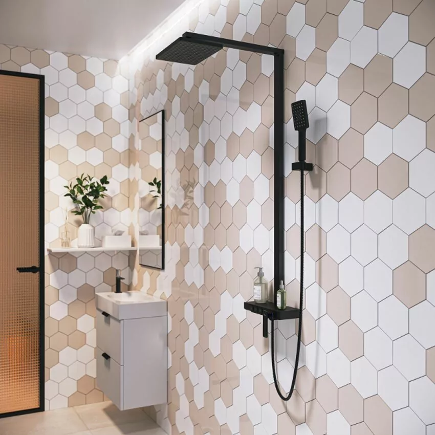 Душевая стойка Timo Torne SX-4310/03 черный матовый