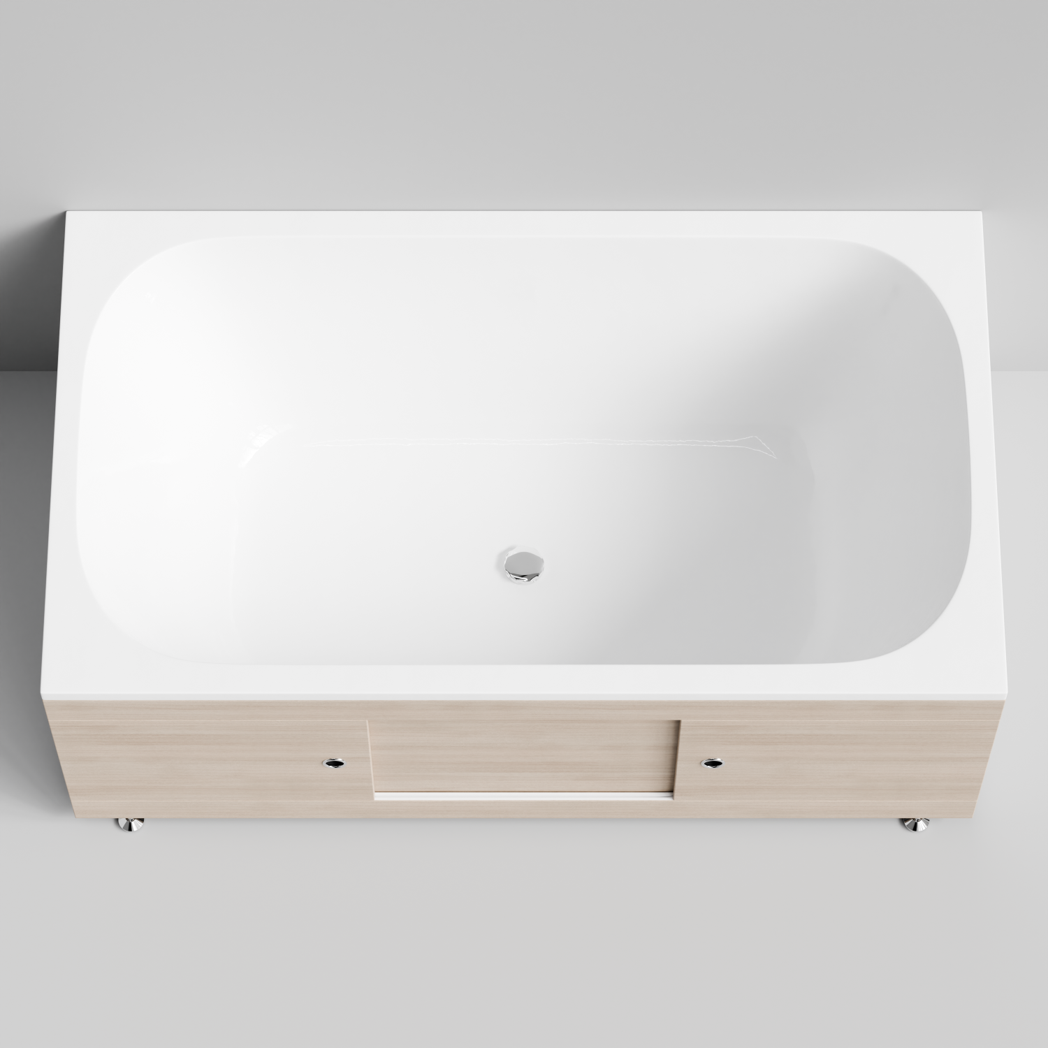 Экран под ванну купе Vod-ok 150 раздвижной дуб