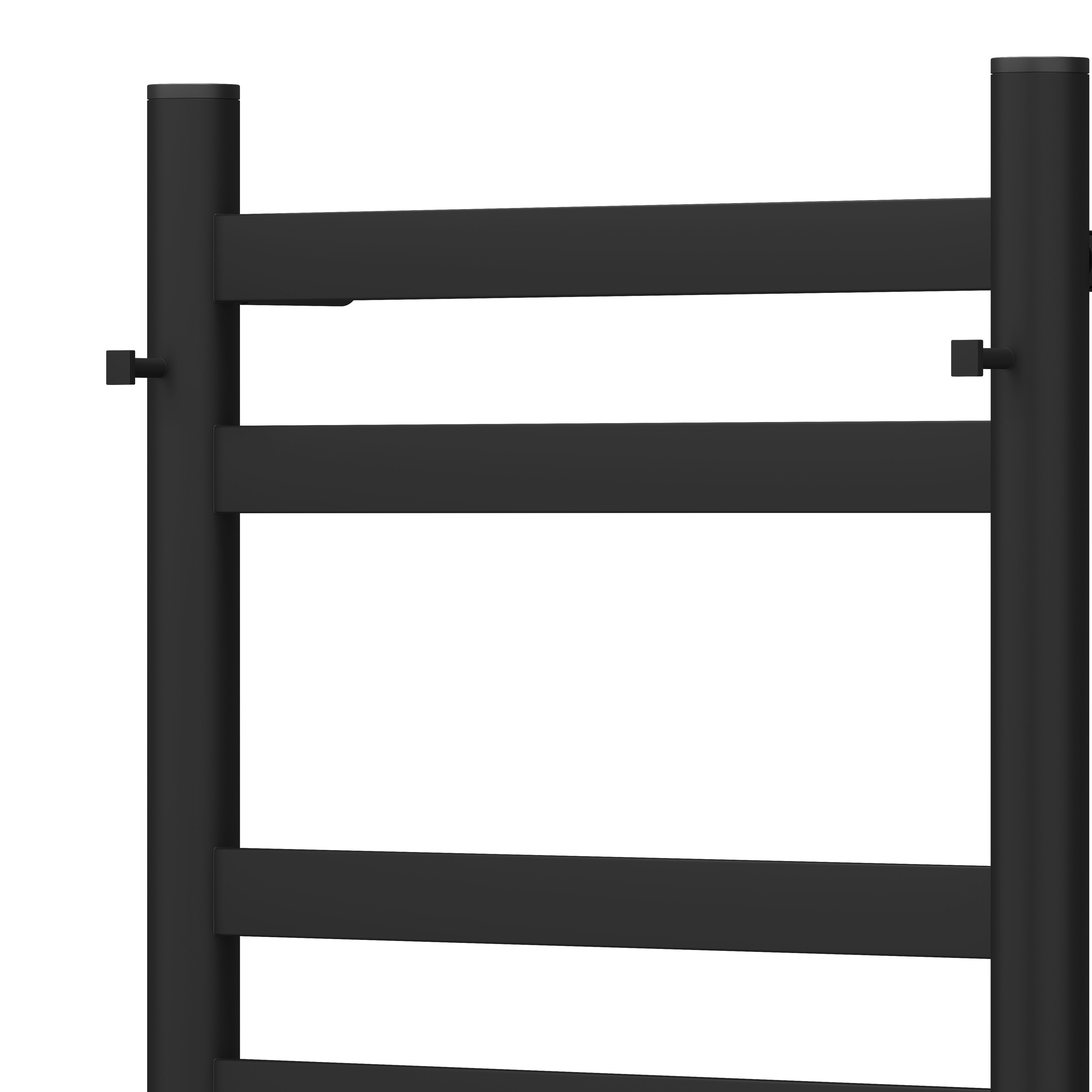 Полотенцесушитель электрический APEXTERMO Sfera SF10164BM 600x400 с крючками, черный матовый