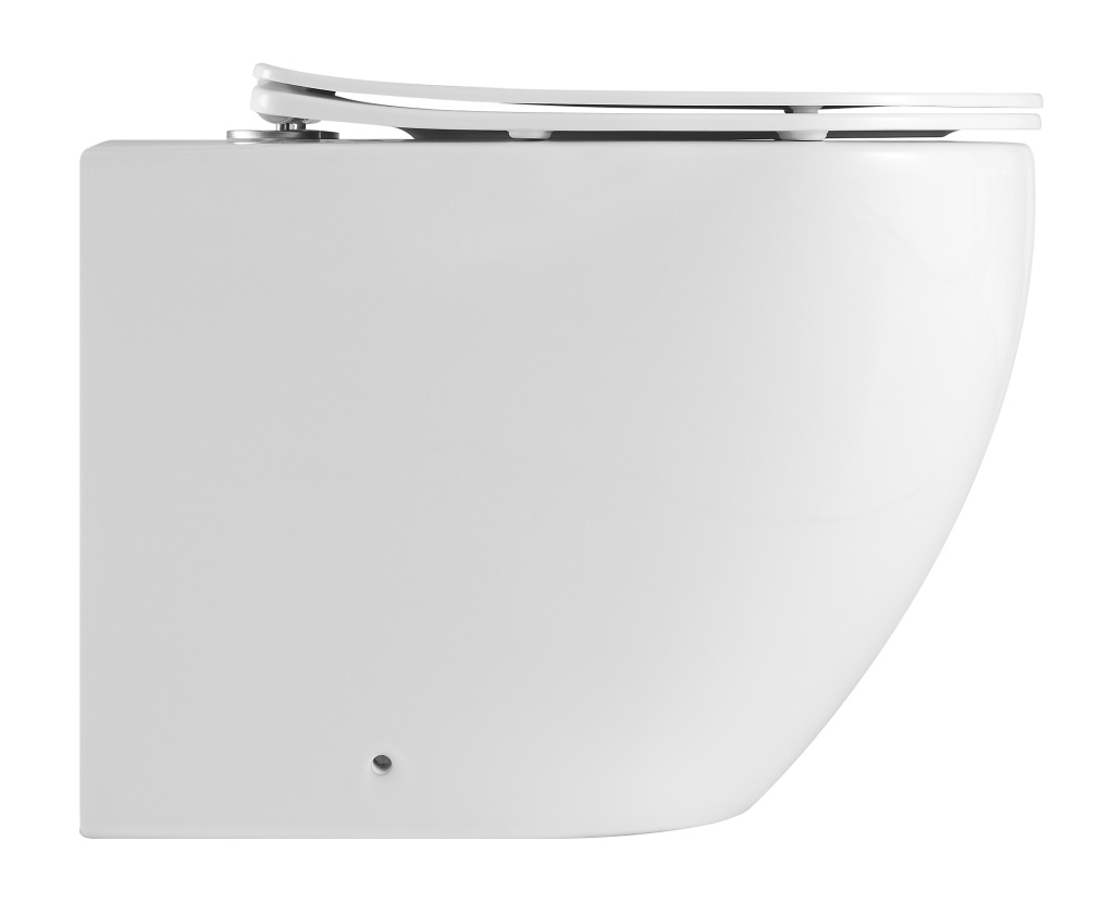 Унитаз Iberica Blanca Bilbao Alto IB.BLA.334.1B1 напольный, безободковый, Tornado, белый