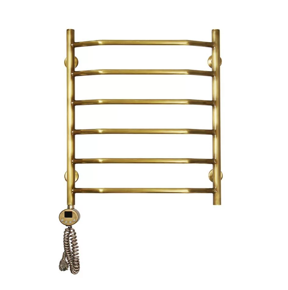 Полотенцесушитель электрический Domoterm Лаура П6 500x600 АБР EL, античная бронза