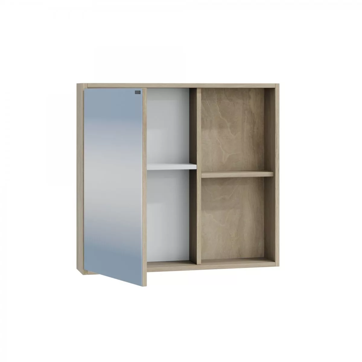 Зеркало-шкаф Санта Прима 70 L дуб светлый