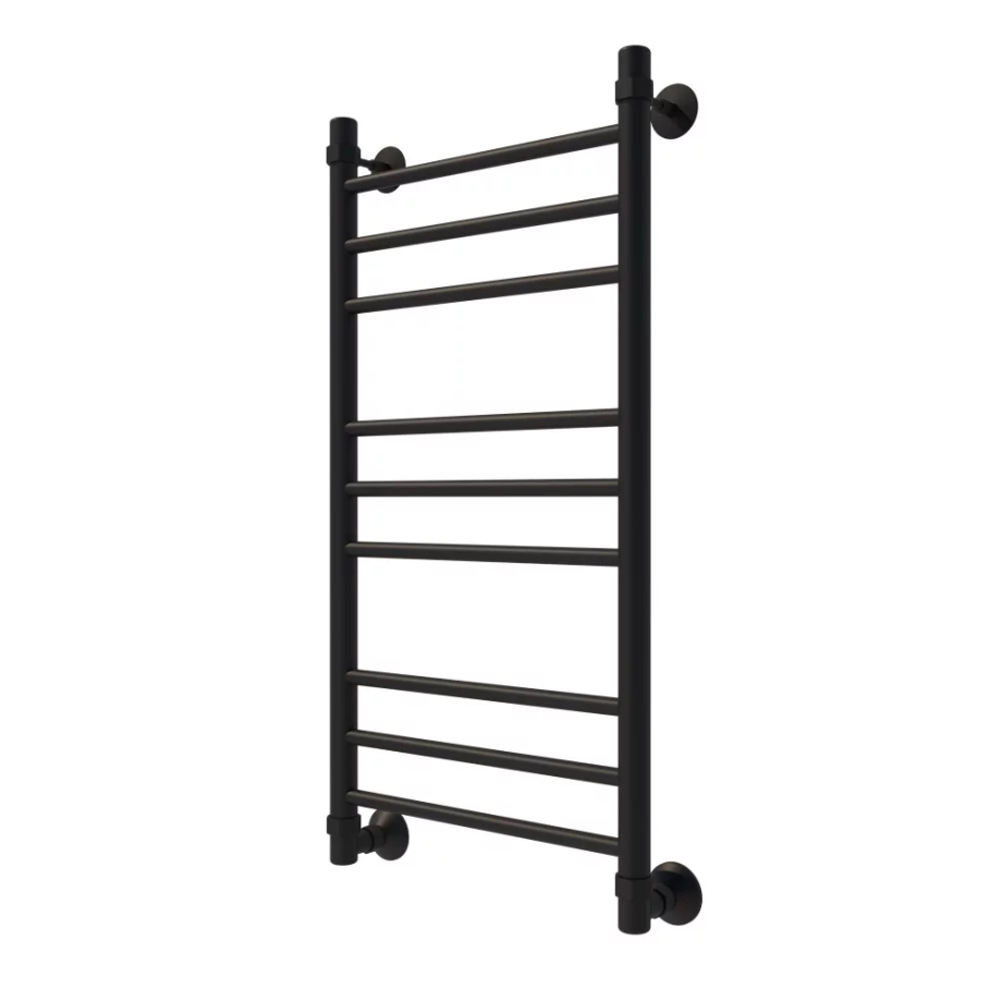 Полотенцесушитель водяной Veconi Voga, 40/80, черный