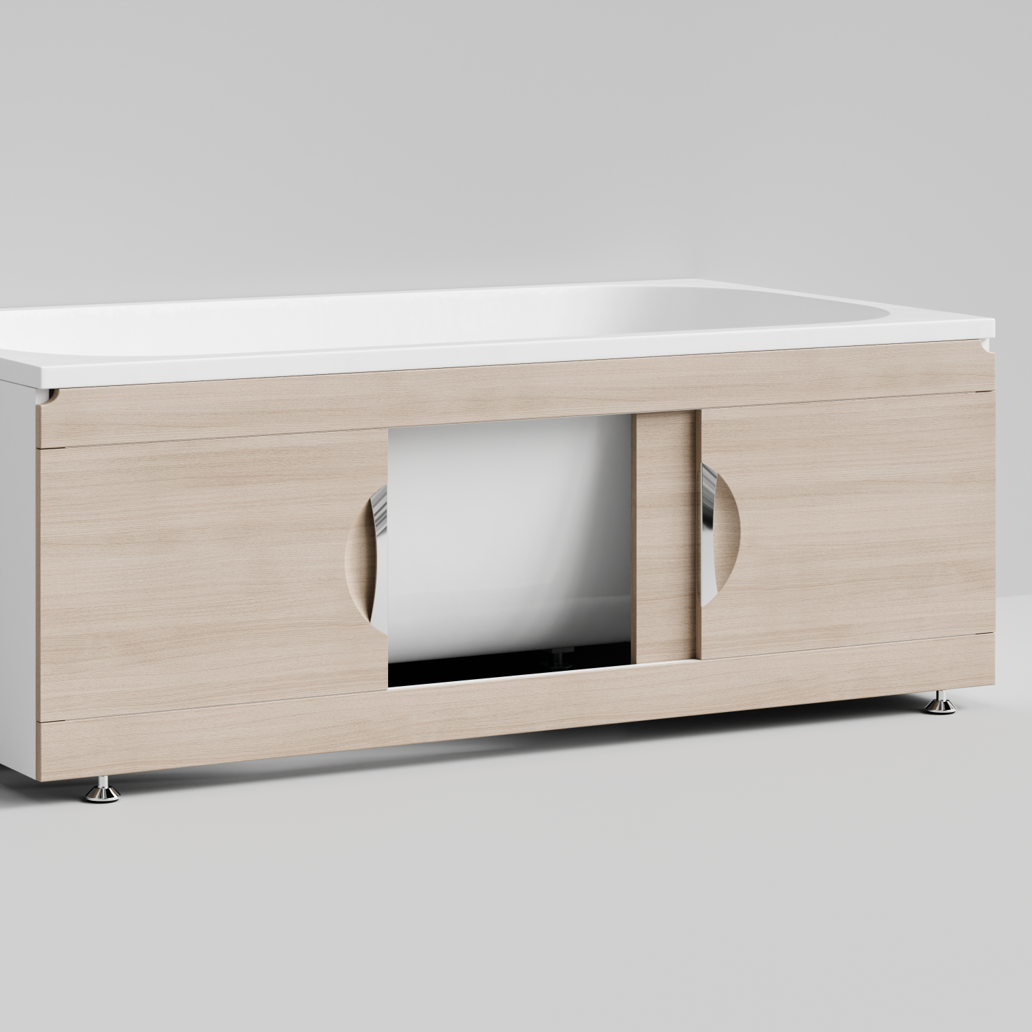 Экран под ванну Vod-ok Топ 150 раздвижной, дуб