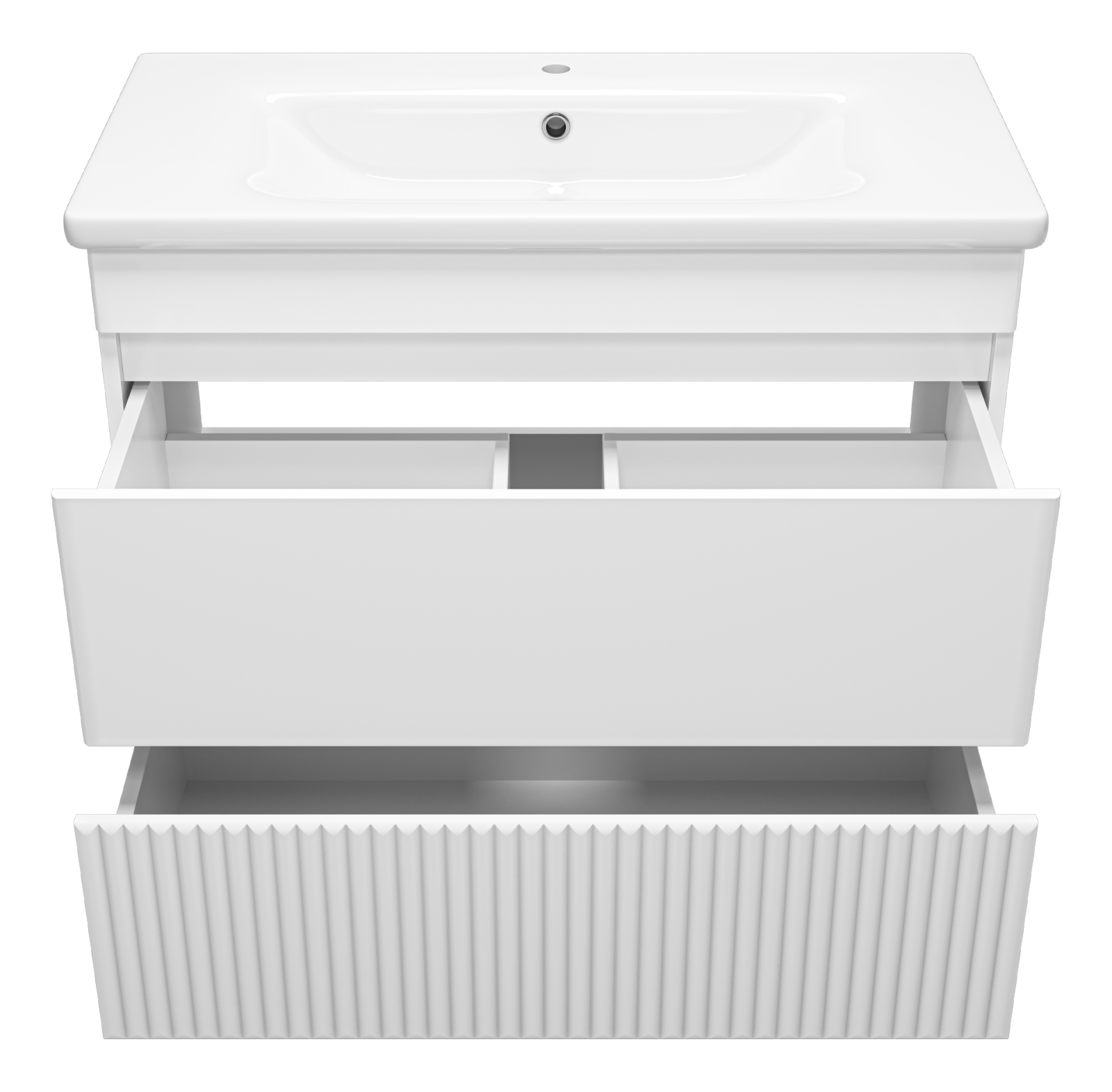 Тумба с раковиной Misty Мира 90 белый