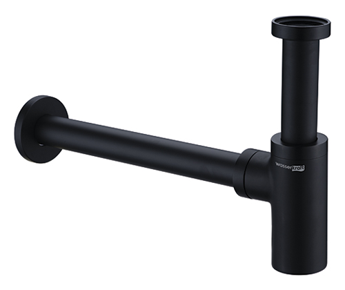 Сифон для раковины WasserKraft A094 черный Soft-touch